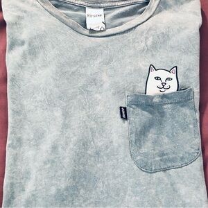 Ripndip Light Blue Cat Graphic Tee